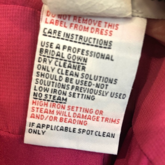 Bridesmaid / prom / event fuchsia chiffon dress - Picture 3 of 8